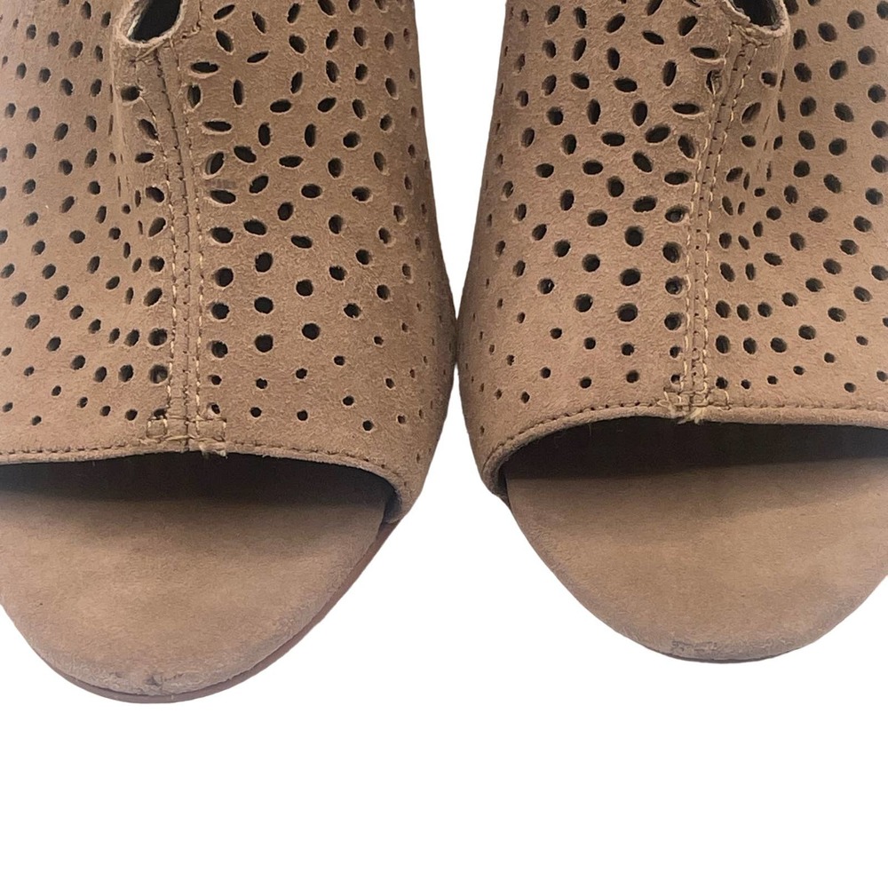 Vince Camuto Kainan Open Toe Bootie Tan Brown Sz 8 NWOT - Picture 4 of 12